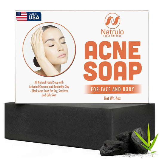 Acne Charcoal Soap - For Face and Body